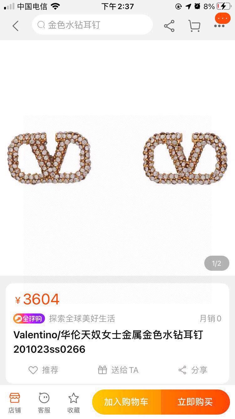 Valentino Earrings